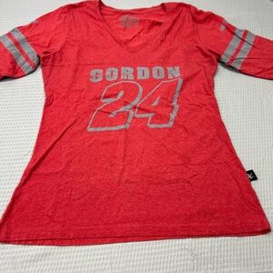 Chase Authentics Red and Gray Short Sleeve Tee